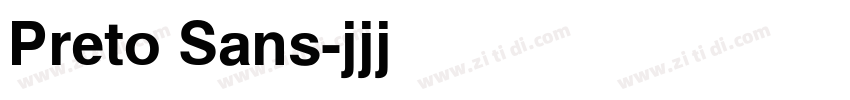 Preto Sans字体转换